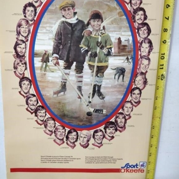 Vintage Team Canada 1974 vs. Russia Hockey Poster - Picture 6 of 6